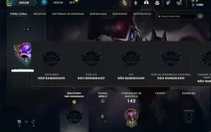 Conta Unranked com 65 Champs e 24 Skins