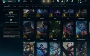 Unranked com 50 Champs e 8 Skins ( Ex Platina )