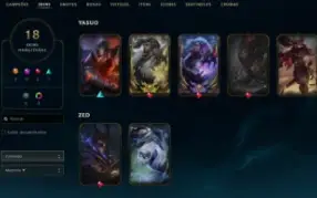 Vendo Conta Main Yasuo Esmeralda 4!