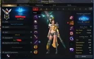 Striker Lv. 54 + 1365ilvl +2  alts T3+ 2 alts T2