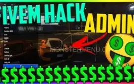 GTA V MONSTER MENU PC (FiveM) - 6 Meses - (LEIA A DESCRIÇÃO)