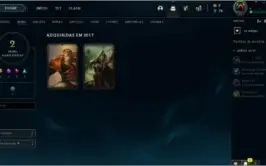 Conta lol level 22 com 17 champs
