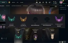 Conta ex Mestre 1343 skins adquiríveis main adc PAX Sivir