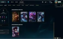 Conta LOL Diamante V Smurf 2019