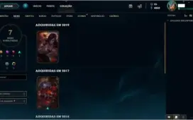 Conta LOL Diamante V Smurf 2019