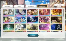Conta Danmachi Battle Chronicles - Bell, Gareth, Tione, etc