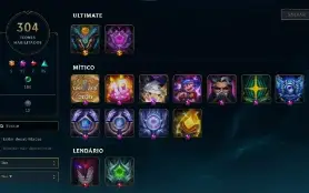 Conta de 2012 Ex Grão Mestre lvl 469 com 220 skin