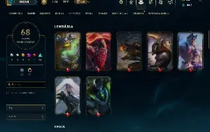 Conta Lol Top Com Varias Prestigios