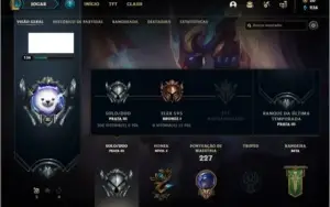 Conta prata 3 com 69 champs e 36 skins