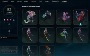 Conta Lol 94 Skins