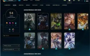 Conta Lol 94 Skins