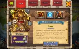 Conta top castle clash(embate de castelo) com mino