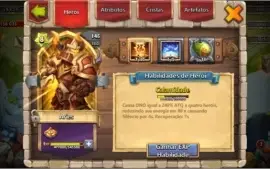 Conta top castle clash(embate de castelo) com mino