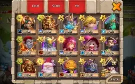 Conta top castle clash(embate de castelo) com mino