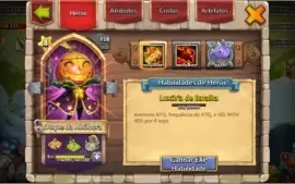 Conta top castle clash(embate de castelo) com mino