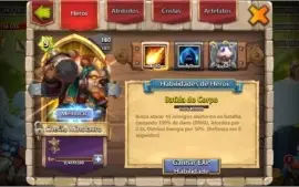 Conta top castle clash(embate de castelo) com mino