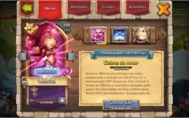 Conta top castle clash(embate de castelo) com mino