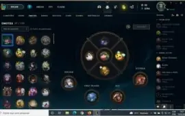 Conta LOL quase todos os campeões