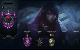 Conta LoL Master solo/duo Season 10 win rate alto