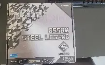 Placa Mãe ASRock B550M Steel Legend, AMD AM4, NOVO NA CX