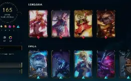 Conta Com Ryze Triunfante, Elise Vitoriosa E Itens Raros