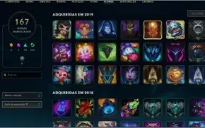 CONTA LOL - TDS CHAMPS - 127 SKINS