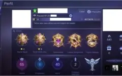 Conta Mobile Legends Bang Bang Mítico