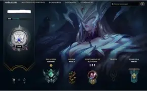 Conta League of Legends com 112 Skins