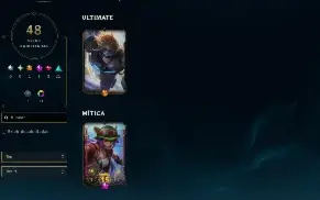 Conta LoL Nível 115 – 48 Skins Ultimate + Mítica + Lendária