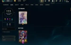 Unranked com TODOS os champs e 123 Skins + 2 Raras