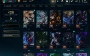 Unranked com TODOS os champs e 123 Skins + 2 Raras
