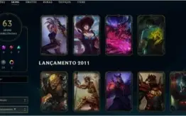 Conta League of Legends - 121 Campeões - Ouro 4