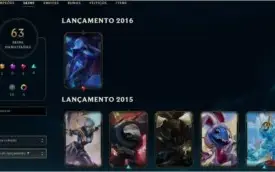 Conta League of Legends - 121 Campeões - Ouro 4