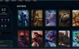 Conta League of Legends - 121 Campeões - Ouro 4