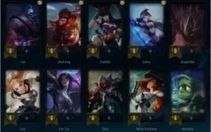 Conta Nível 31, 1/0 na MD10, 9270 EA, 27 campeões e 4 Baús