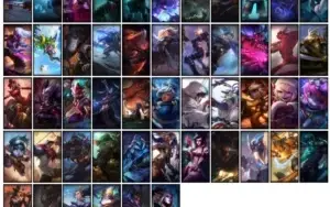 Conta Unranked com 105 Champs e 105 Skins