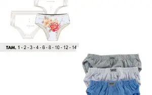 Kit Moldes Cueca e Calcinha Infantil em PDF -Faça Você Mesmo