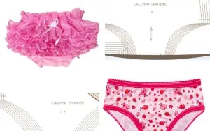 Kit Moldes Cueca e Calcinha Infantil em PDF -Faça Você Mesmo