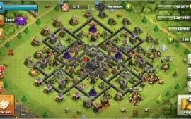 Clash of clans CV9 SEMI FULL