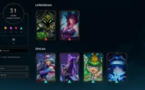 Conta League of Legends Full Acesso 31 Skins