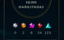Conta 2014 Mono Thresh 2.8M, D4 Ex Mestre - Muitas Skins