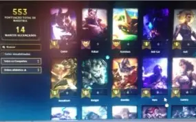 conta de League Of Legends