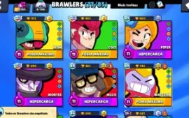 Conta de brawl stars rara ( negativada)