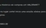 CONTA VALORANT ASCENDENTE COM 1900 REAIS GASTOS