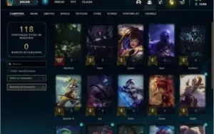 Conta Unranked de 2017, upada no dedo