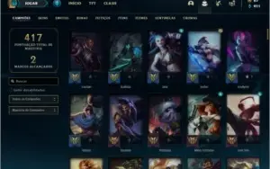 Conta ouro 2 com 134 champs e 94 skins ( MAIN ADC )