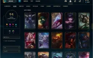 Conta ouro 2 com 134 champs e 94 skins ( MAIN ADC )