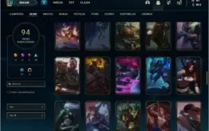 Conta ouro 2 com 134 champs e 94 skins ( MAIN ADC )