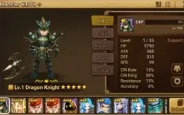 Reroll Summoners War lvl10 com Leo + Ganymede