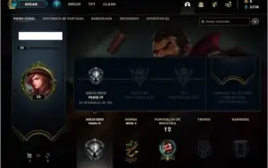 Conta prata 4 com 20 champs e 1 skin